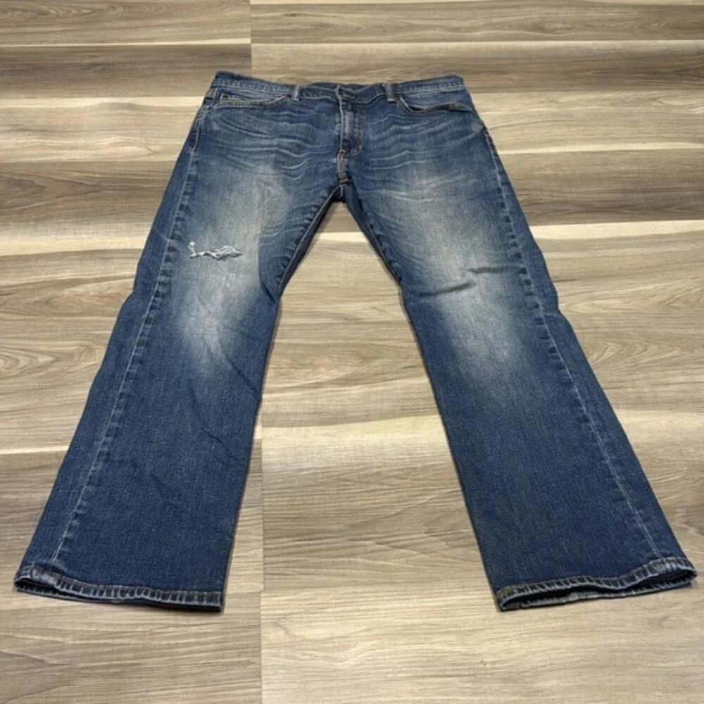 Levi's Blue Denim Jeans size 34 - Picture 2 of 9